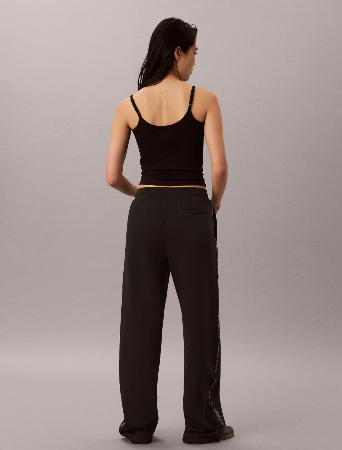 Logo Tape Fleece Sweatpants - Calvin Klein Women
