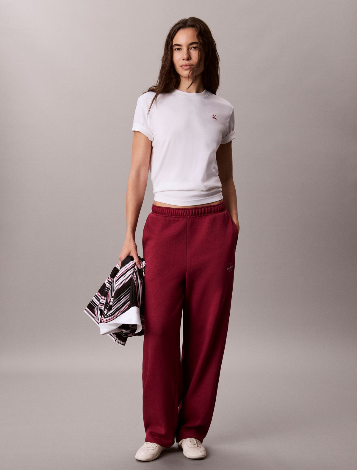 Monologo Fleece Barrel Pants - Calvin Klein Women