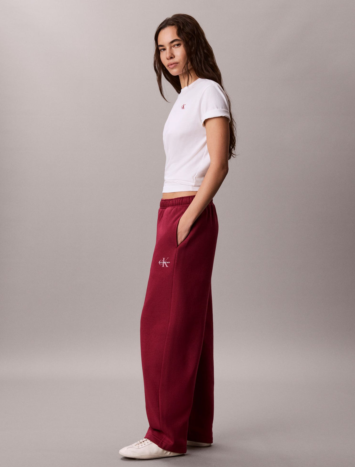 Monologo Fleece Barrel Pants - Calvin Klein Women