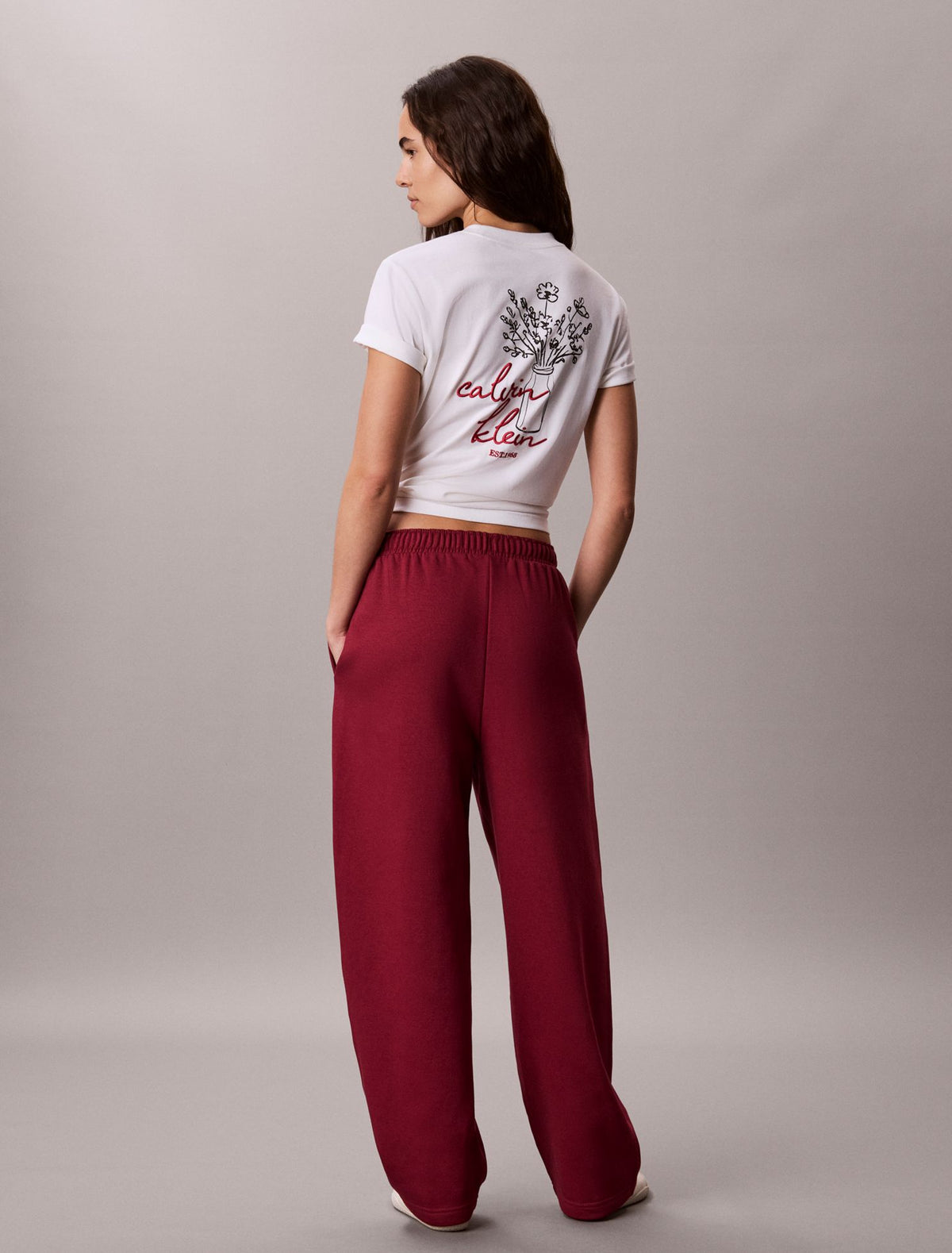 Monologo Fleece Barrel Pants - Calvin Klein Women
