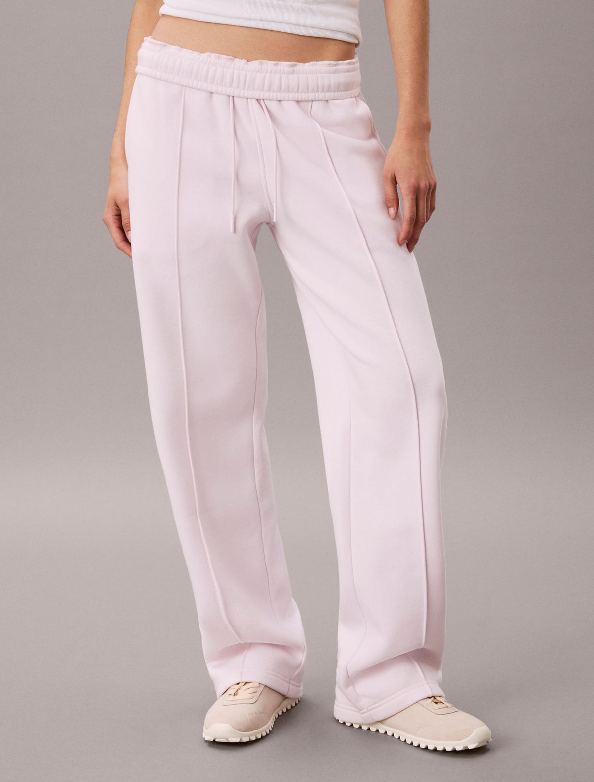 Logo Tape Fleece Sweatpants - Calvin Klein Women