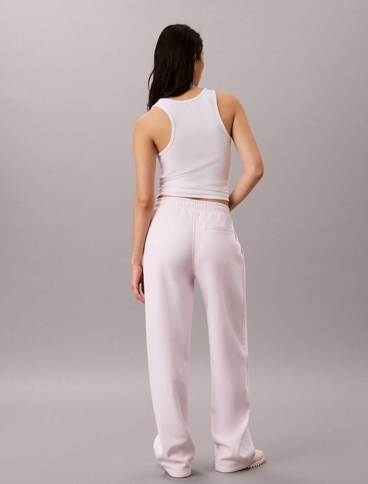 Logo Tape Fleece Sweatpants - Calvin Klein Women