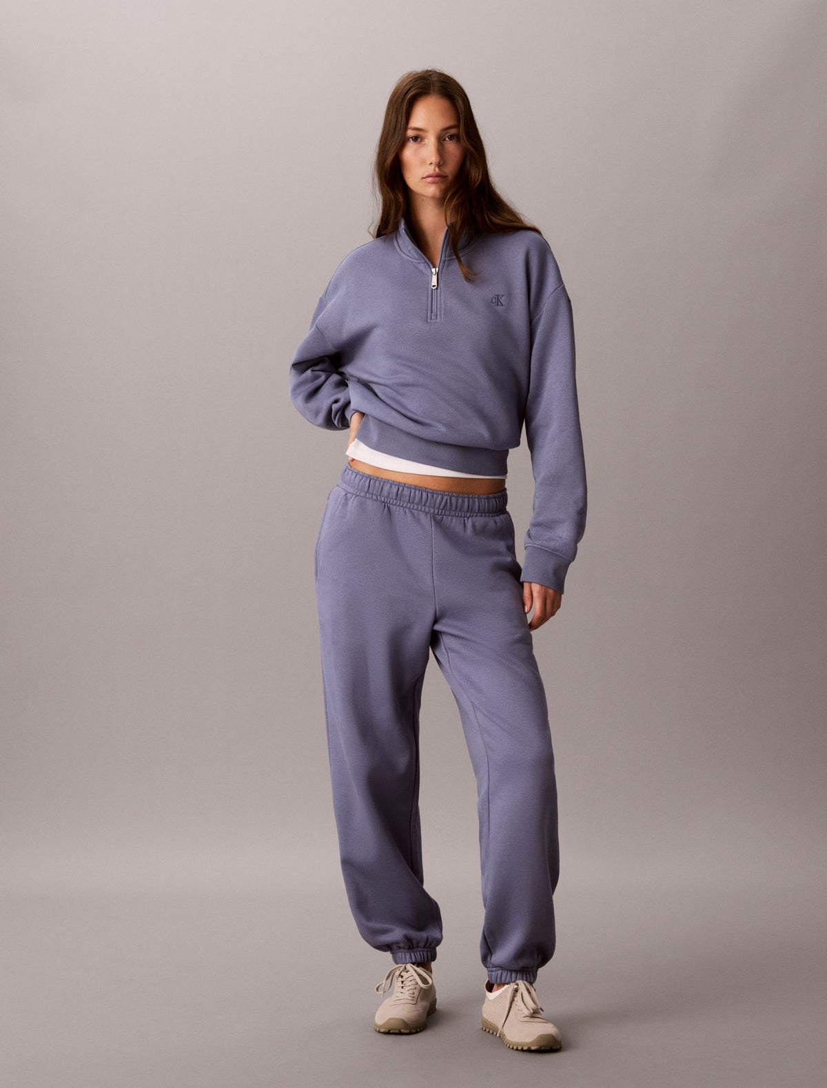 Monogram Fleece Joggers - Calvin Klein Women