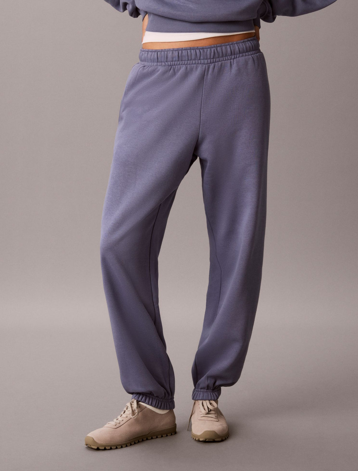 Monogram Fleece Joggers - Calvin Klein Women