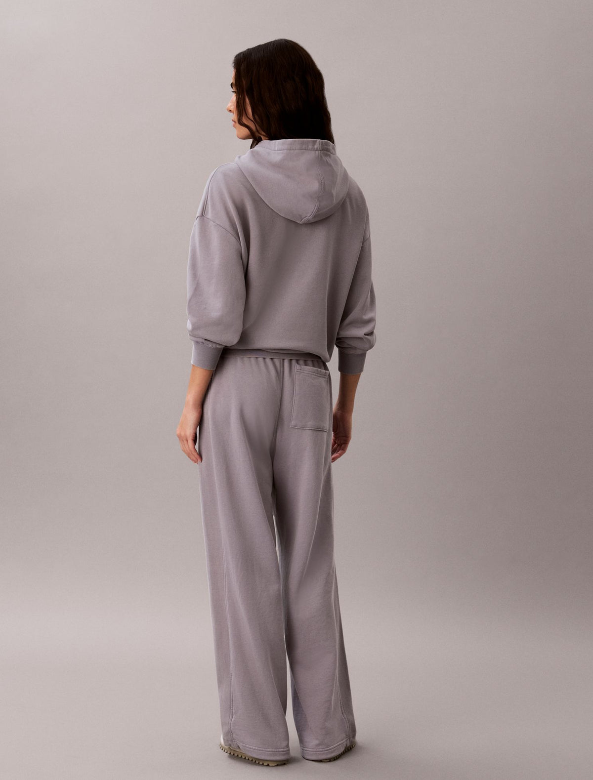 Woven Monologo Terry Sweatpants - Calvin Klein Women