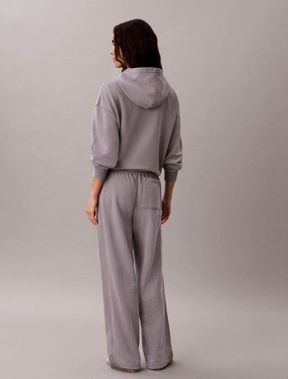 Woven Monologo Terry Sweatpants - Calvin Klein Women