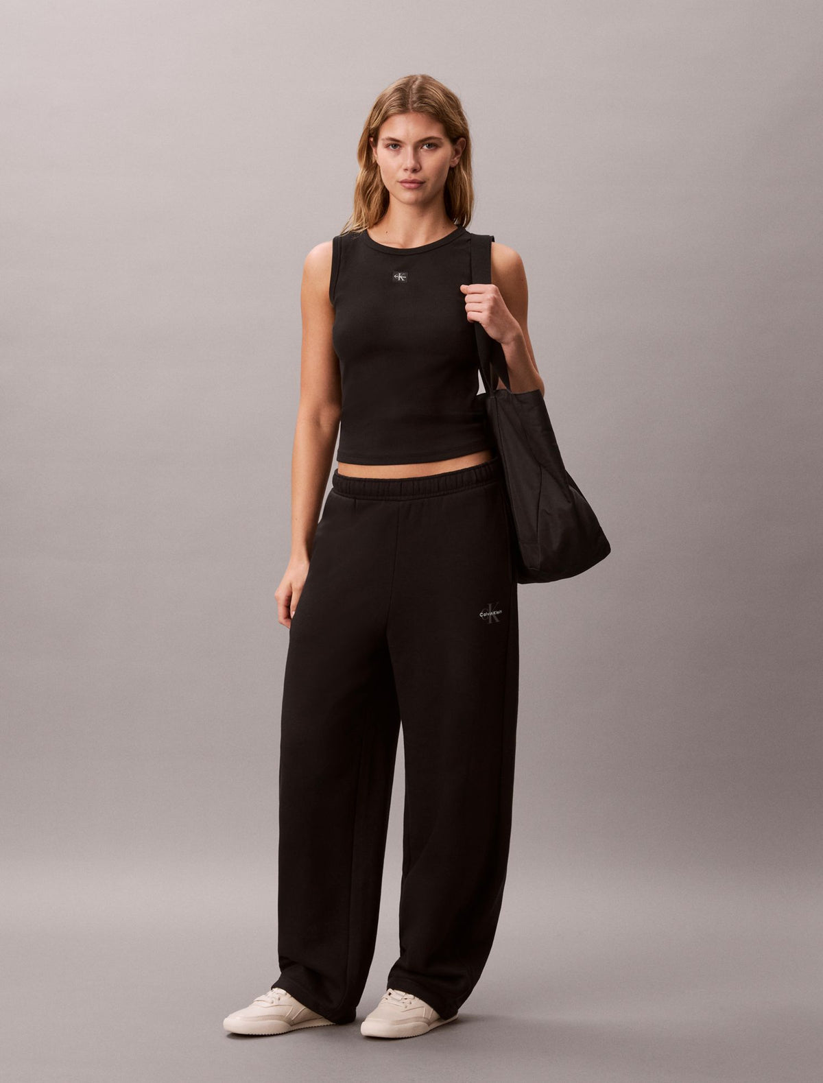 Monologo Fleece Barrel Pants - Calvin Klein Women