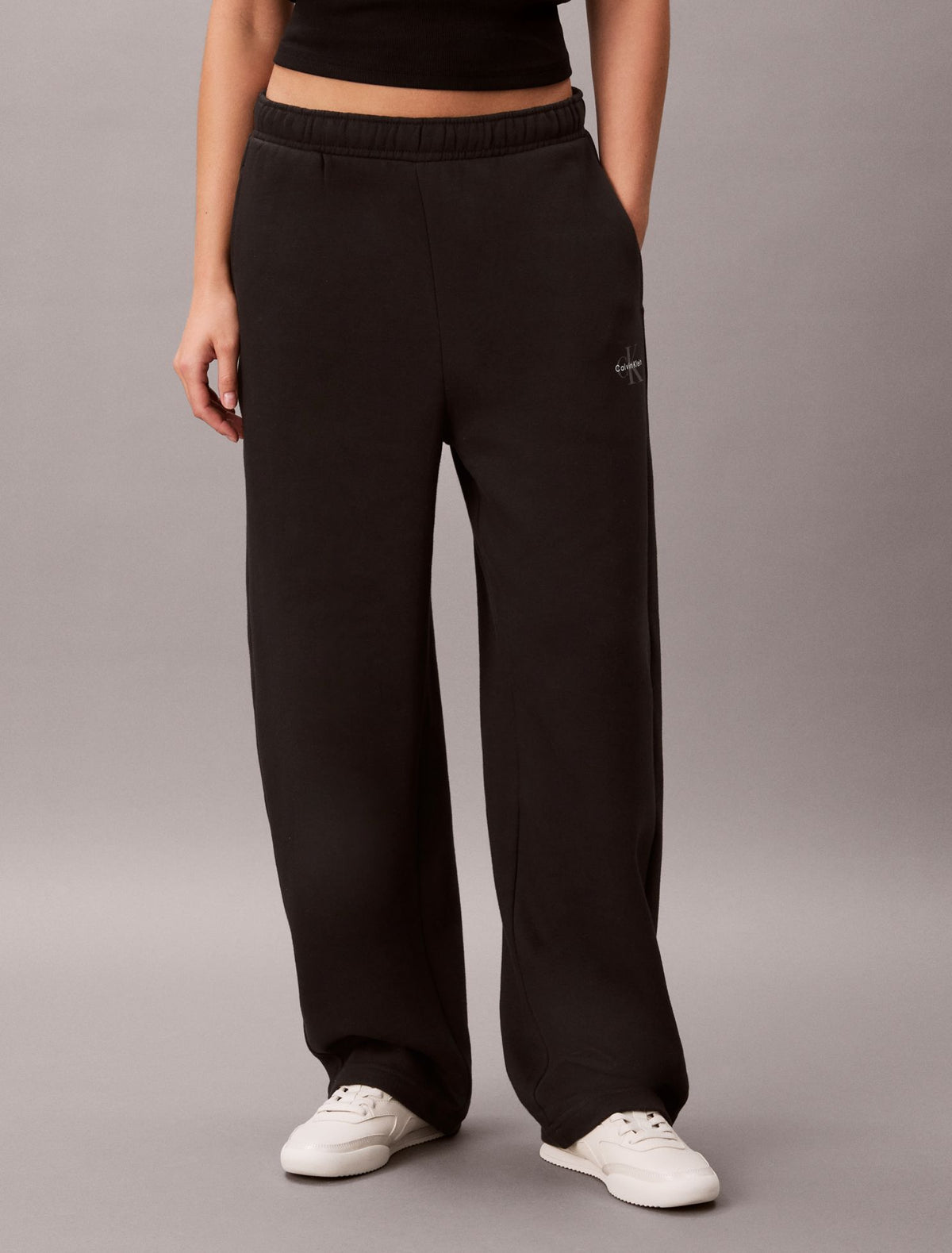 Monologo Fleece Barrel Pants - Calvin Klein Women