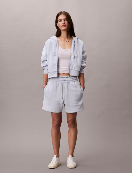 Logo Tape Fleece Shorts - Calvin Klein Women