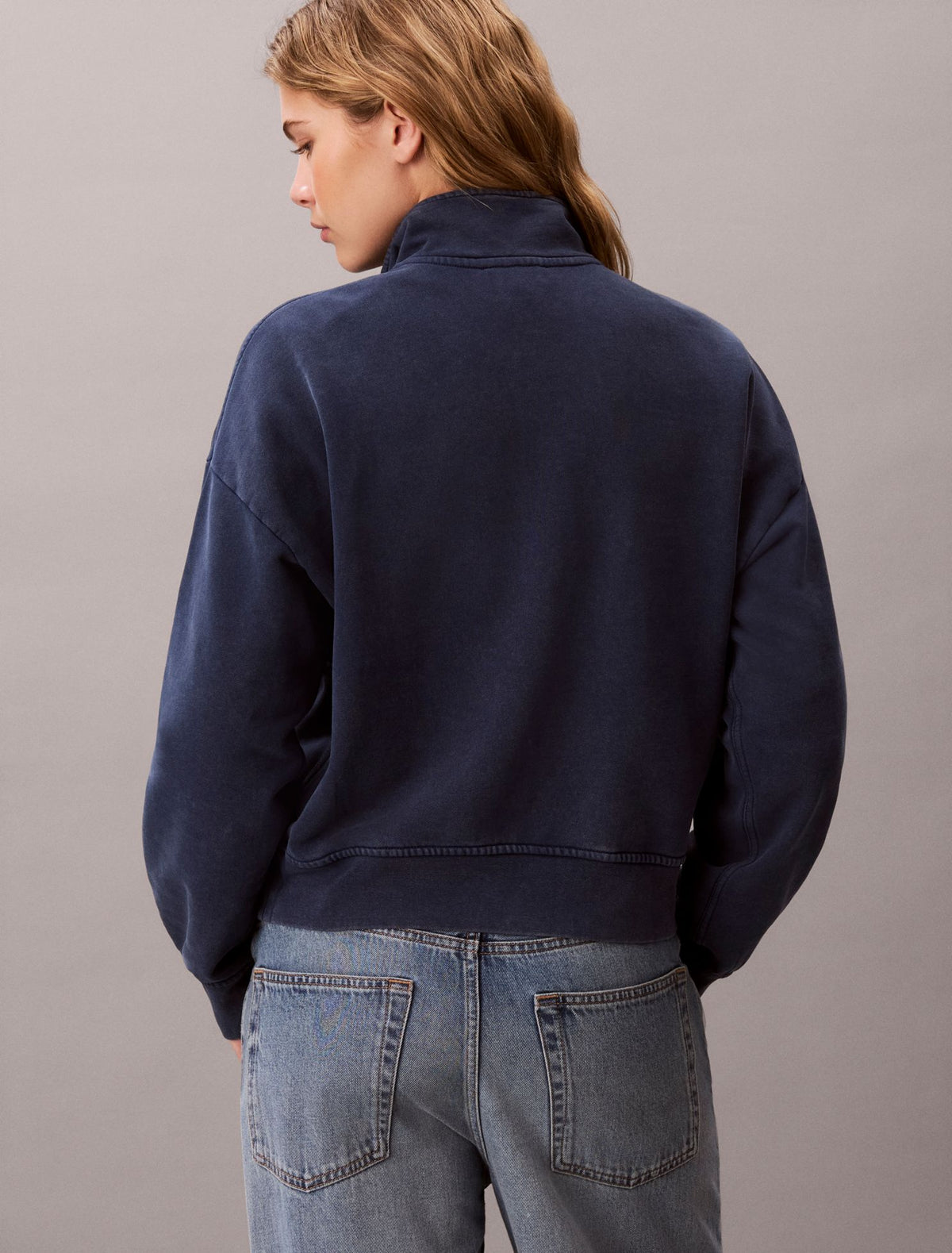 French Terry Zip Sweatshirt - Calvin Klein Women