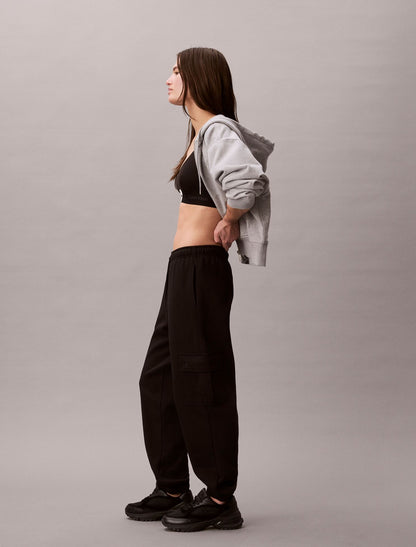 Monogram Fleece Cargo Joggers - Calvin Klein Women