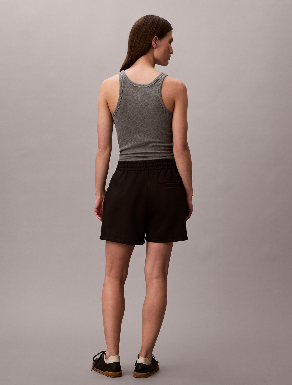 Logo Tape Fleece Shorts - Calvin Klein Women