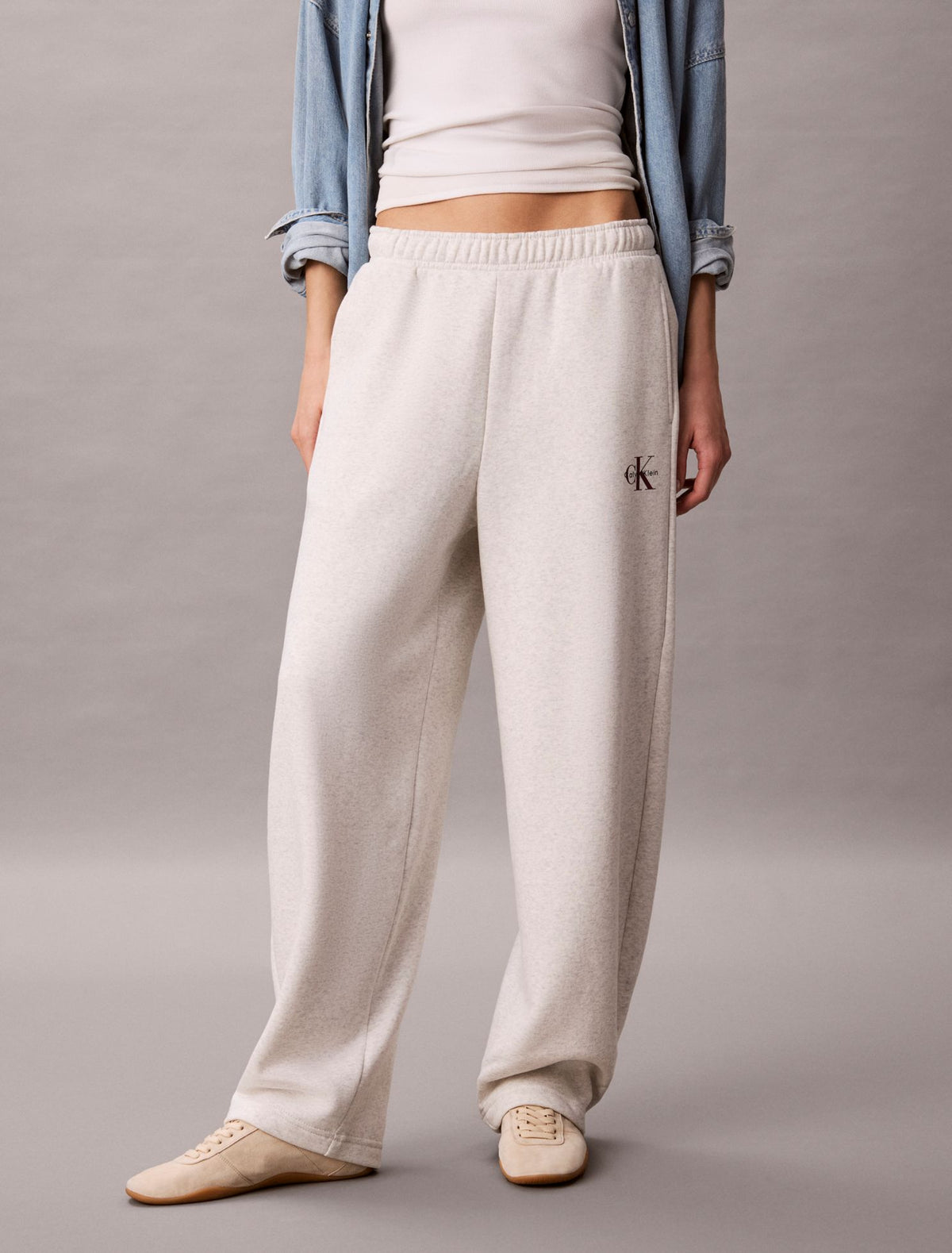 Monologo Fleece Barrel Pants - Calvin Klein Women