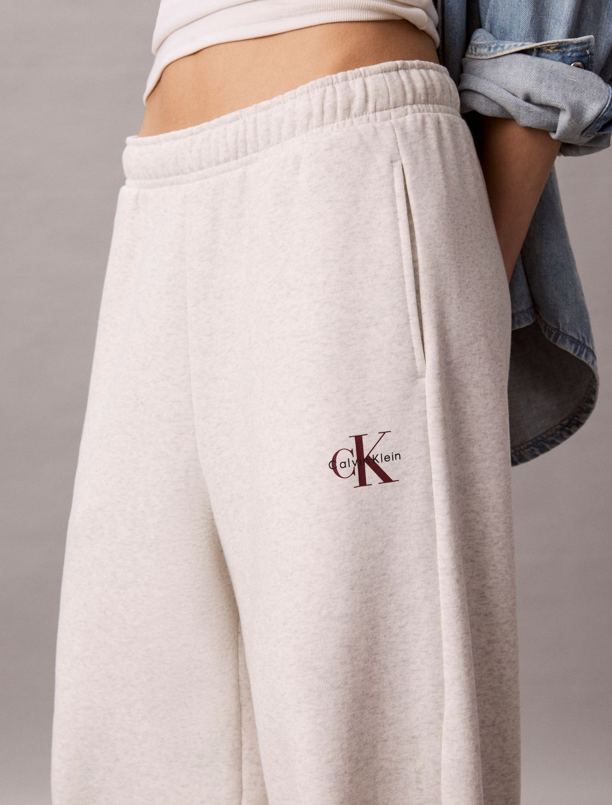 Monologo Fleece Barrel Pants - Calvin Klein Women