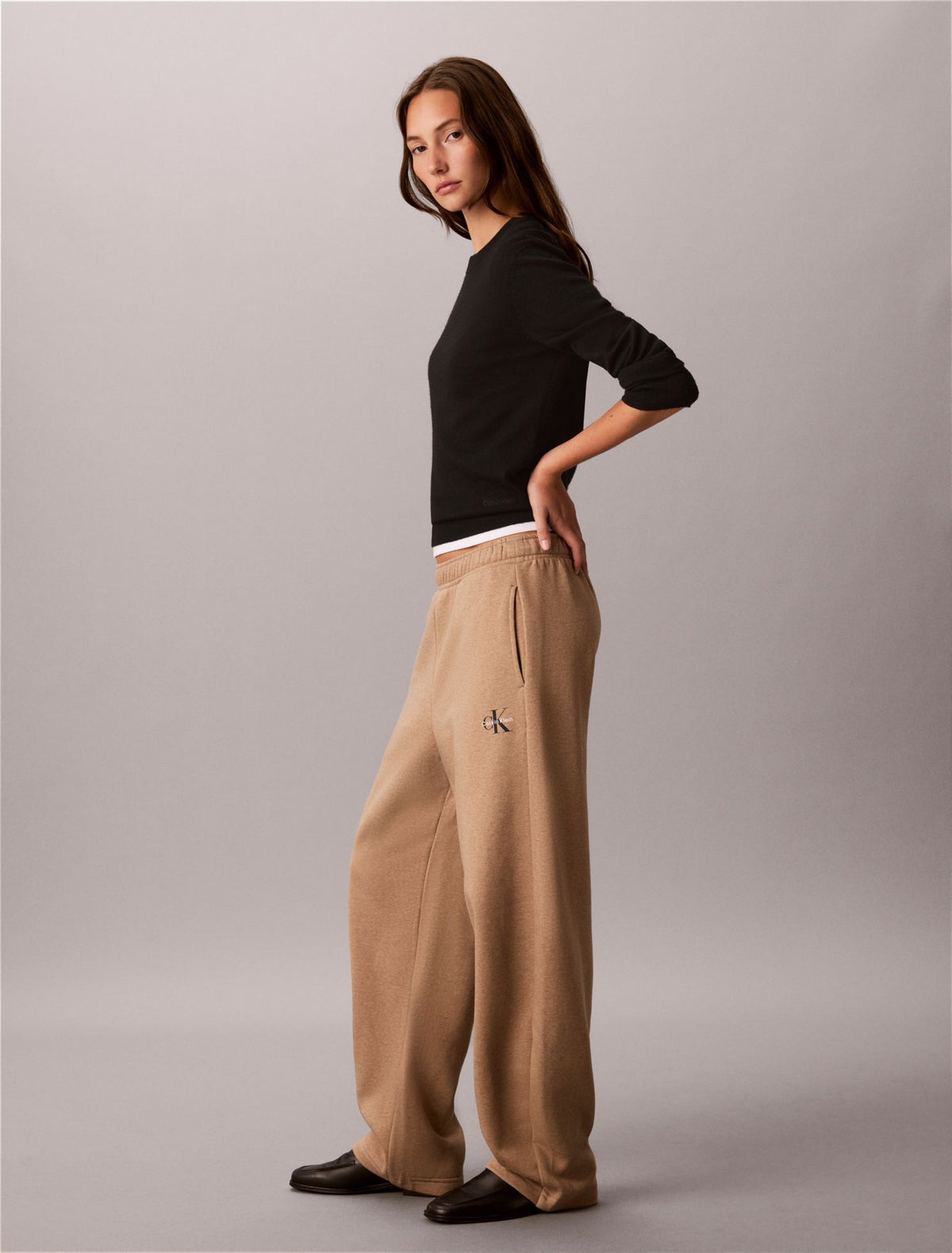 Monologo Fleece Barrel Pants - Calvin Klein Women