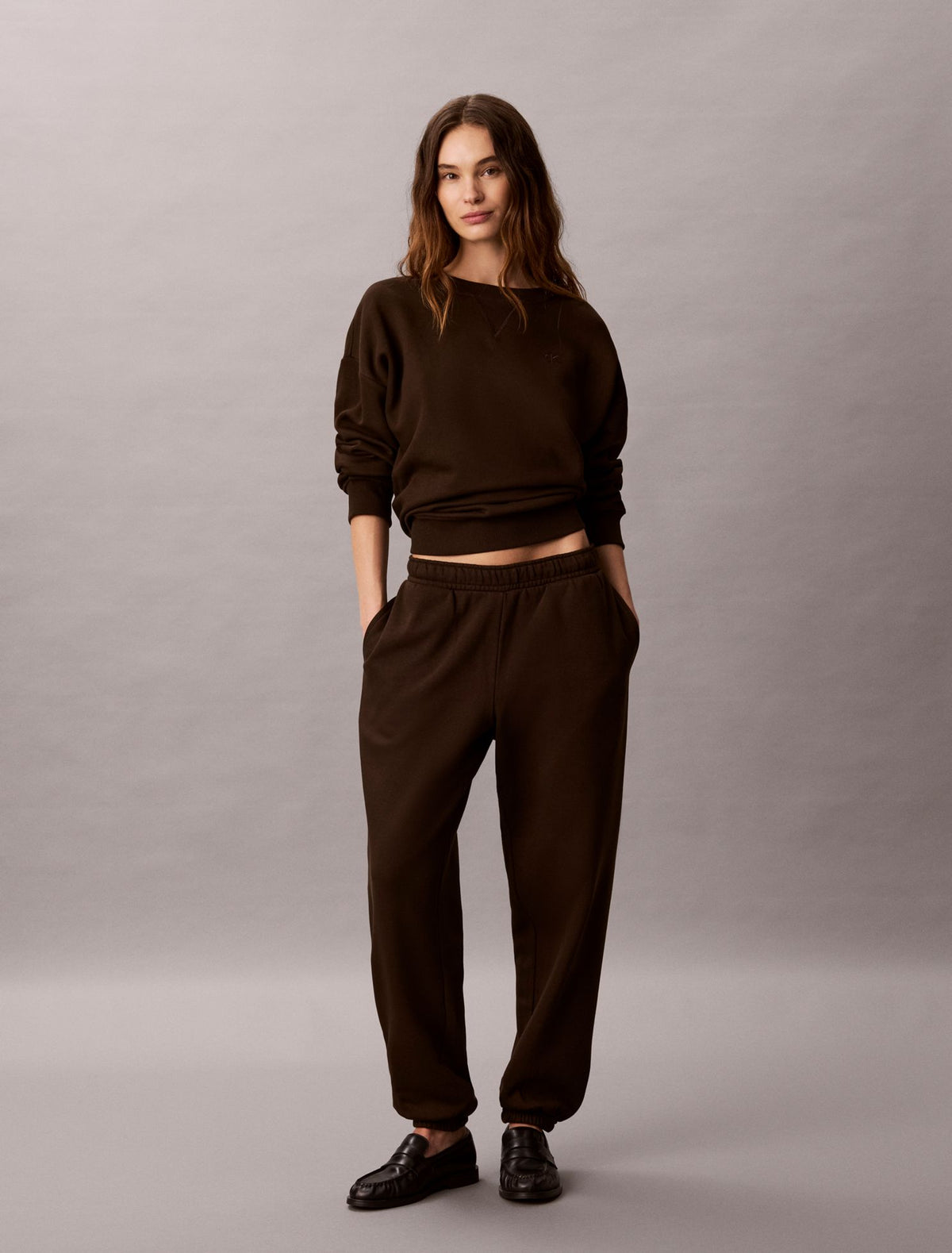 Monogram Fleece Joggers - Calvin Klein Women