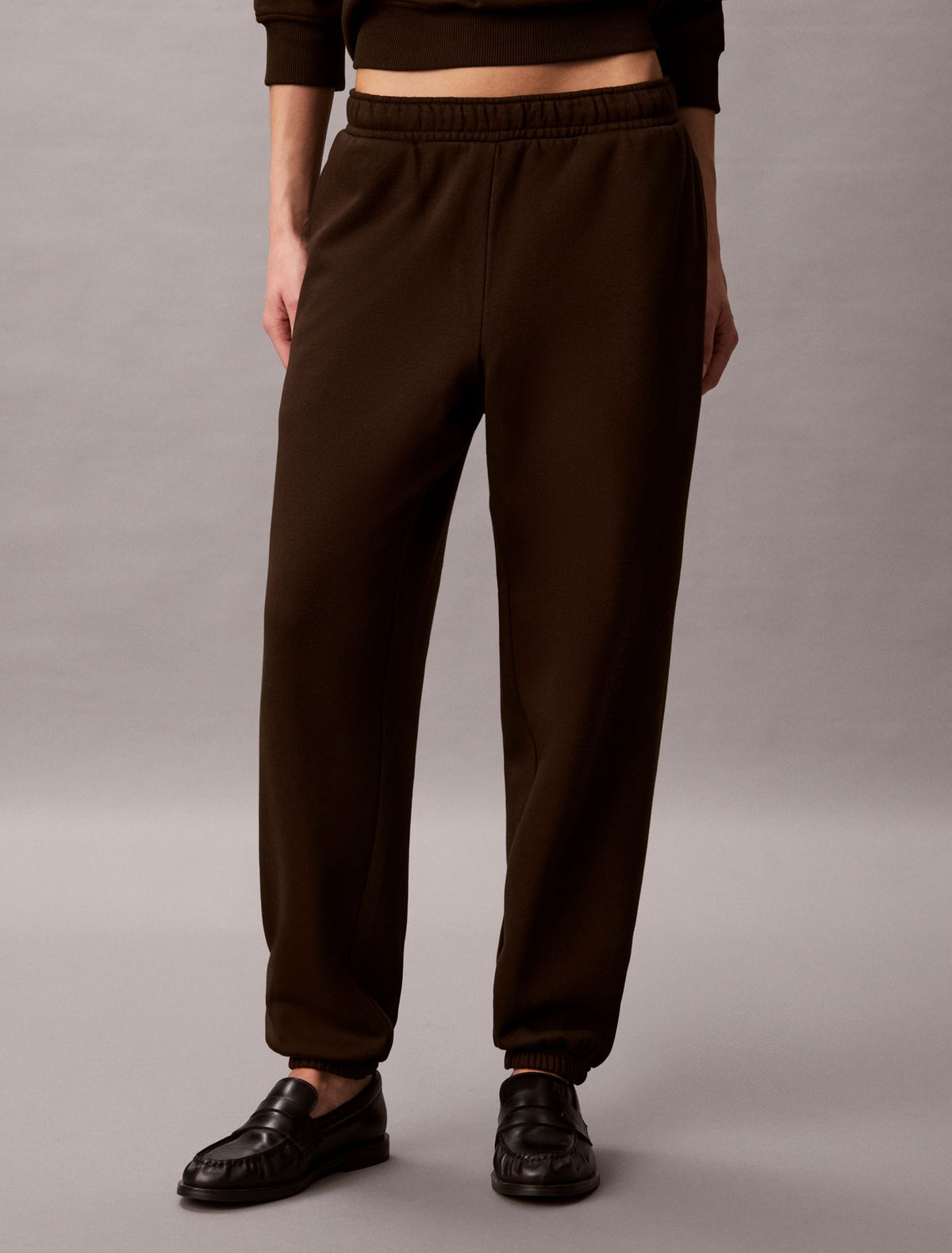 Monogram Fleece Joggers - Calvin Klein Women