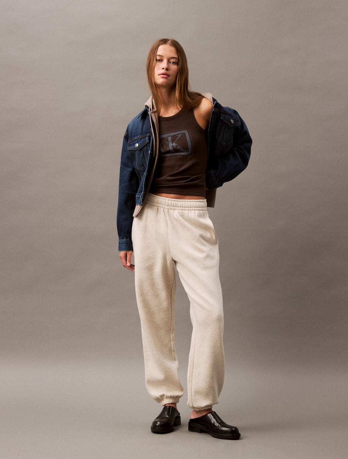 Monogram Fleece Joggers - Calvin Klein Women