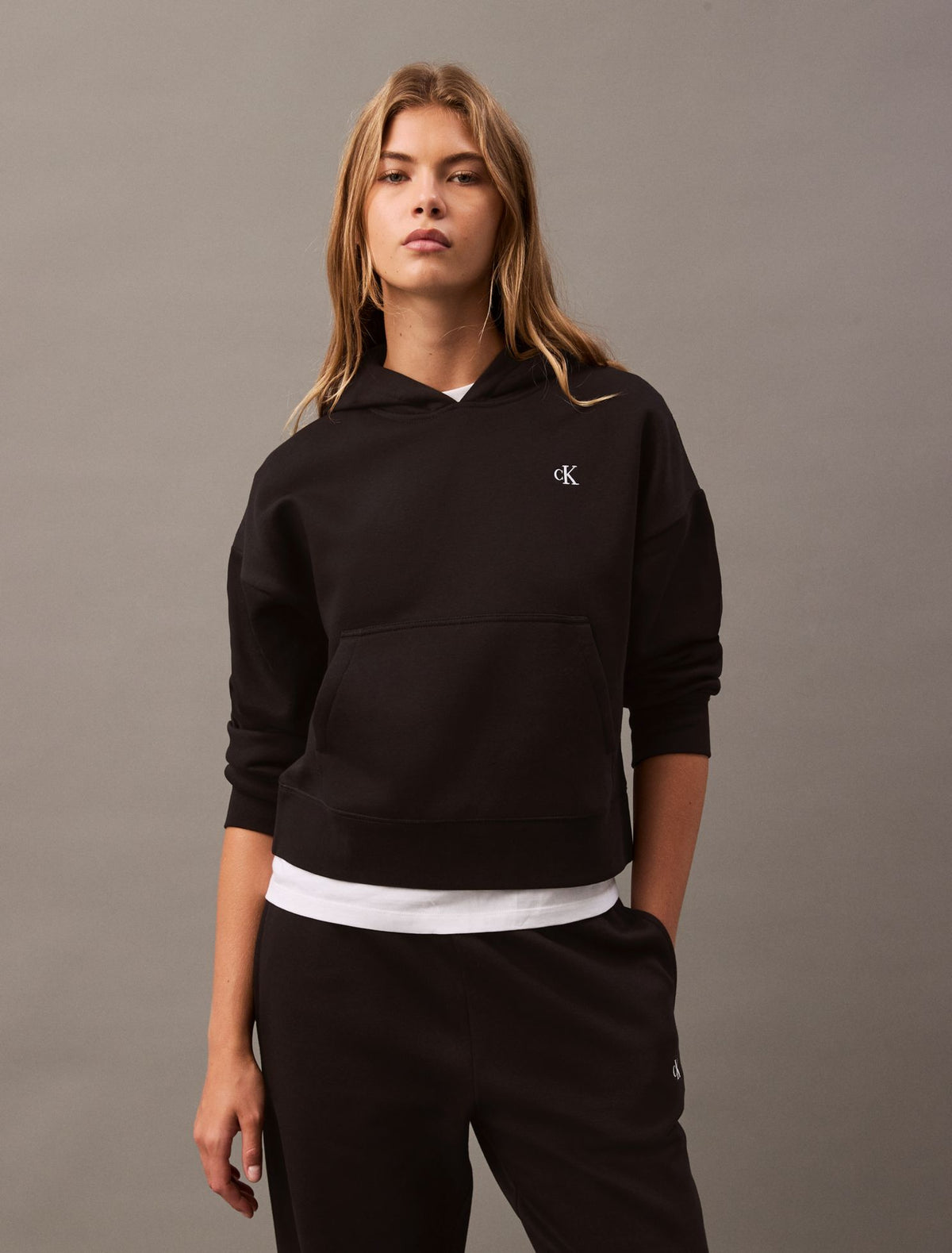 Monogram Fleece Joggers - Calvin Klein Women