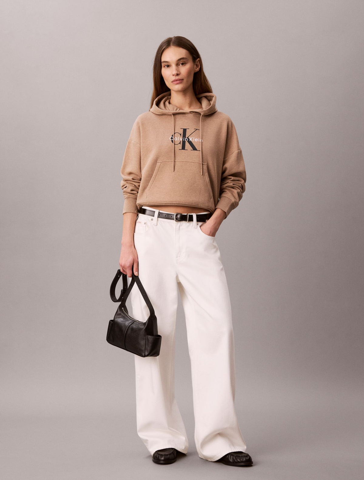 Monologo Fleece Hoodie - Calvin Klein Women