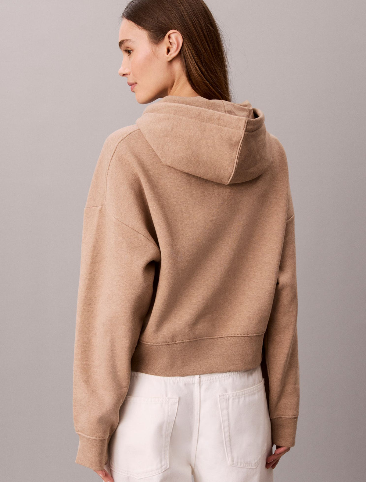 Monologo Fleece Hoodie - Calvin Klein Women