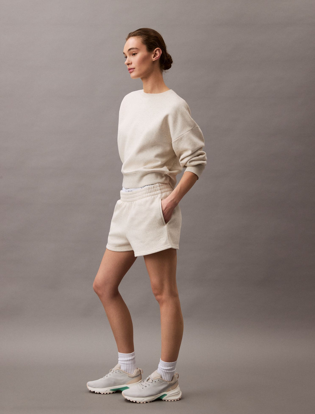 Archive Logo Fleece Shorts - Calvin Klein Women