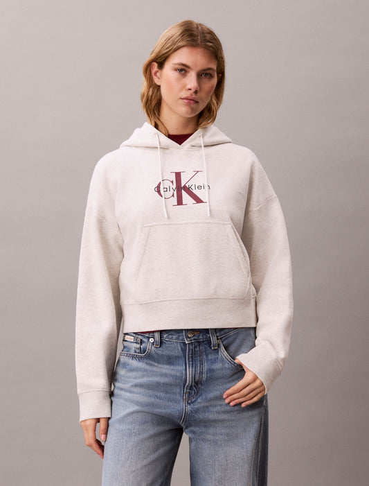 Monologo Fleece Hoodie - Calvin Klein Women