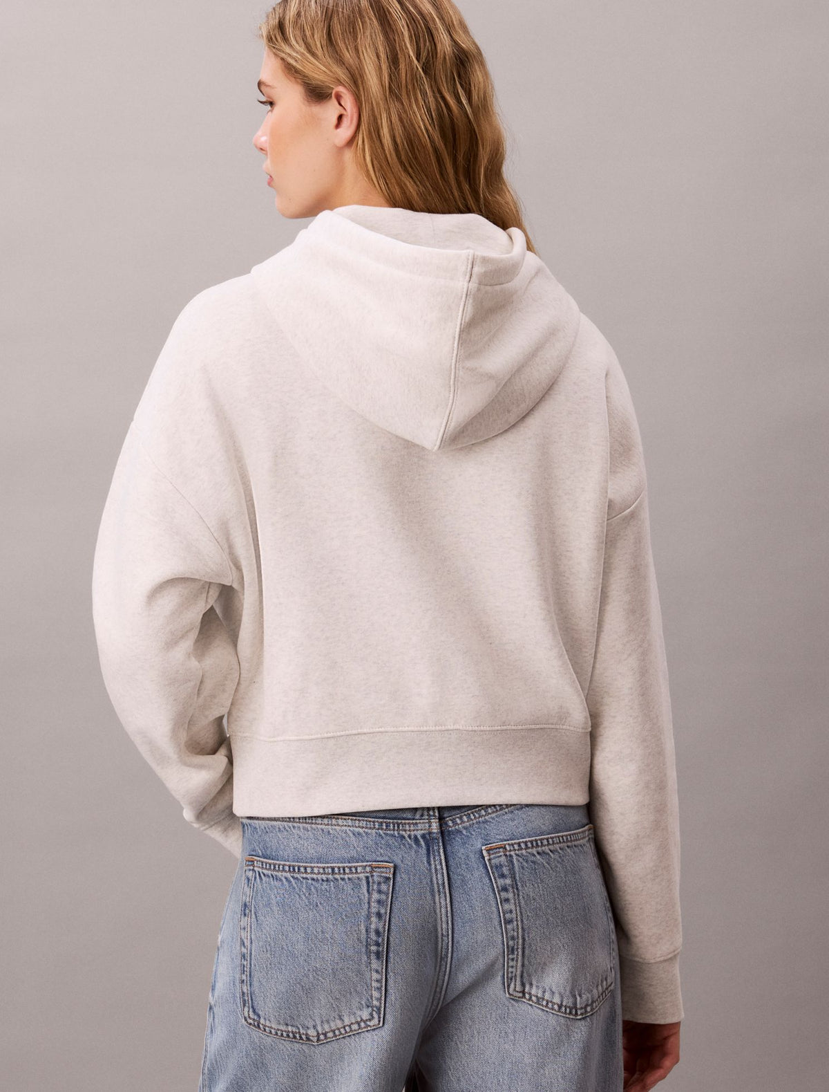 Monologo Fleece Hoodie - Calvin Klein Women