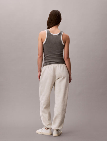 Monogram Fleece Joggers - Calvin Klein Women