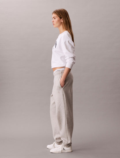Monogram Fleece Joggers - Calvin Klein Women