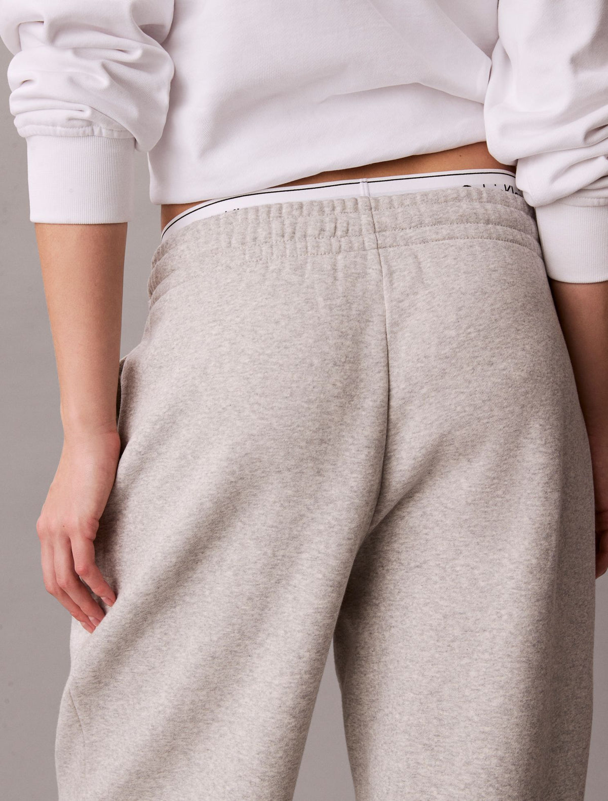 Monogram Fleece Joggers - Calvin Klein Women