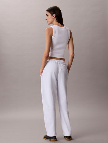 Logo Tape Barrel Pants - Calvin Klein Women