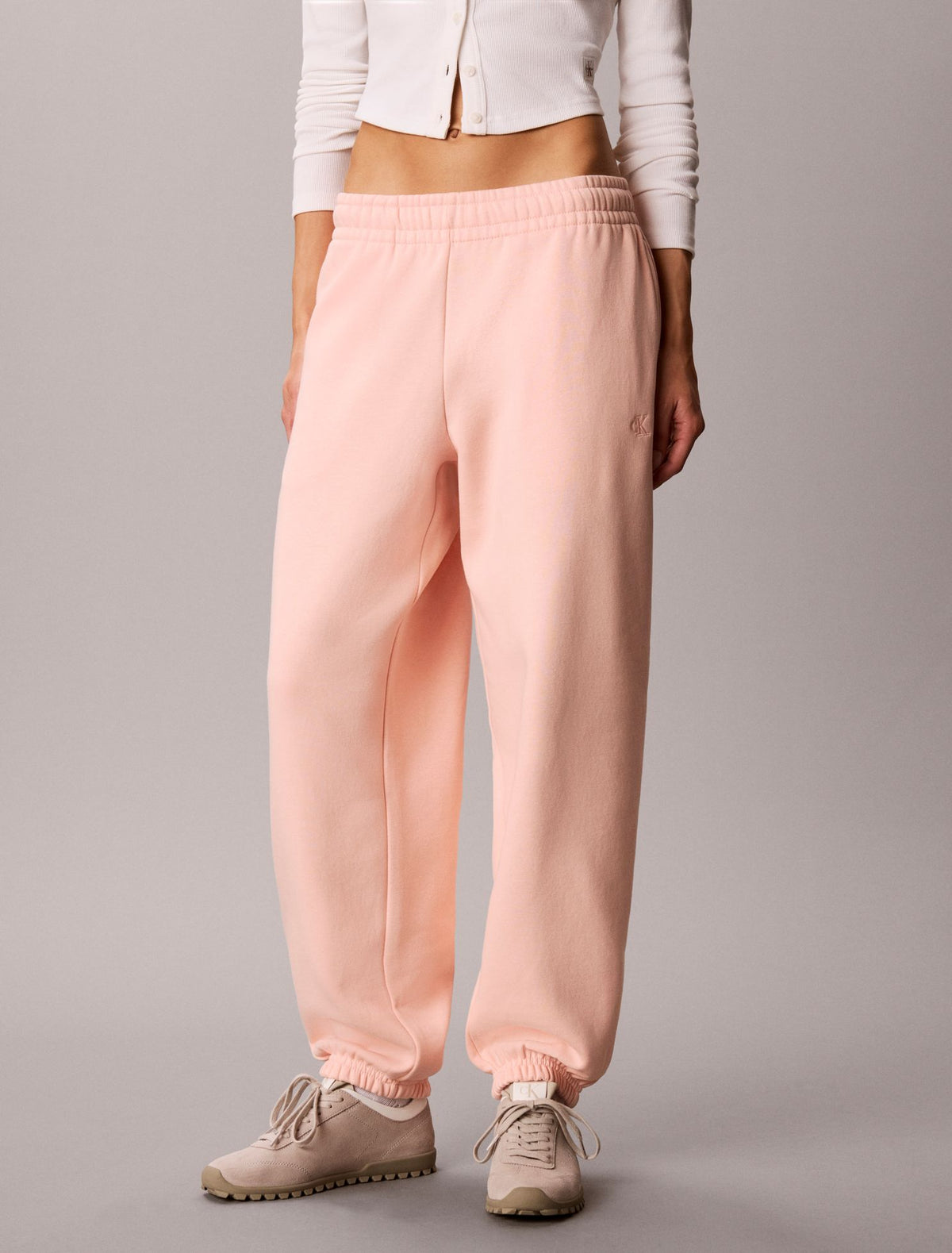 Monogram Fleece Jogger - Calvin Klein Women