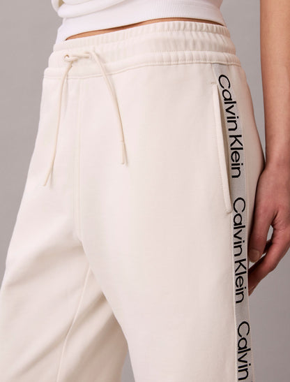 Logo Tape Barrel Pants - Calvin Klein Women