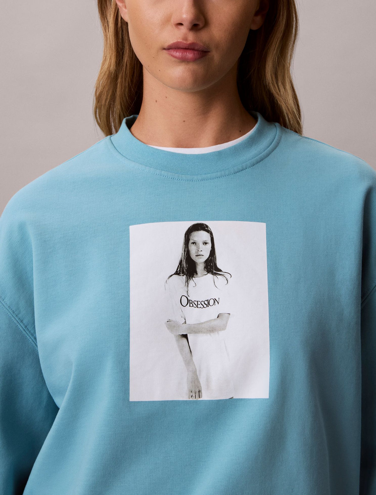 Kate Moss Obsession Graphic Hoodie - Calvin Klein Women