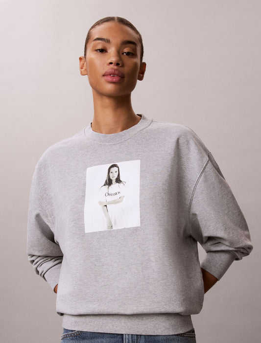 Kate Moss Obsession Graphic Hoodie - Calvin Klein Women