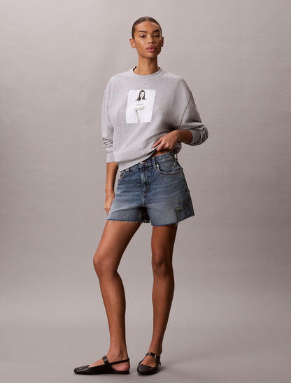 Kate Moss Obsession Graphic Hoodie - Calvin Klein Women