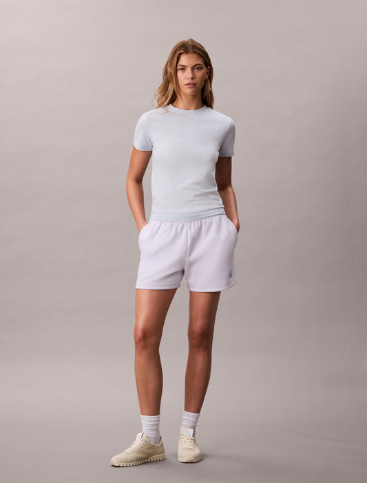 Monologo Fleece Pull-On Shorts - Calvin Klein Women