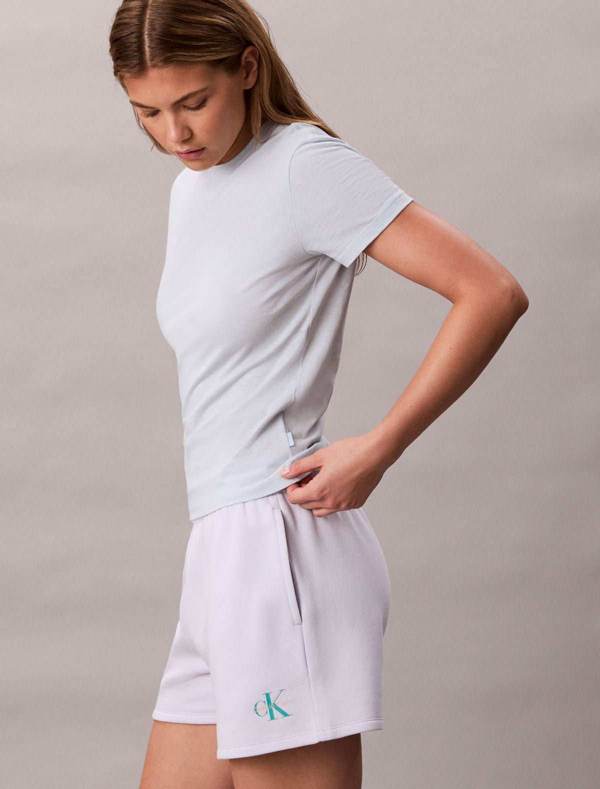 Monologo Fleece Pull-On Shorts - Calvin Klein Women