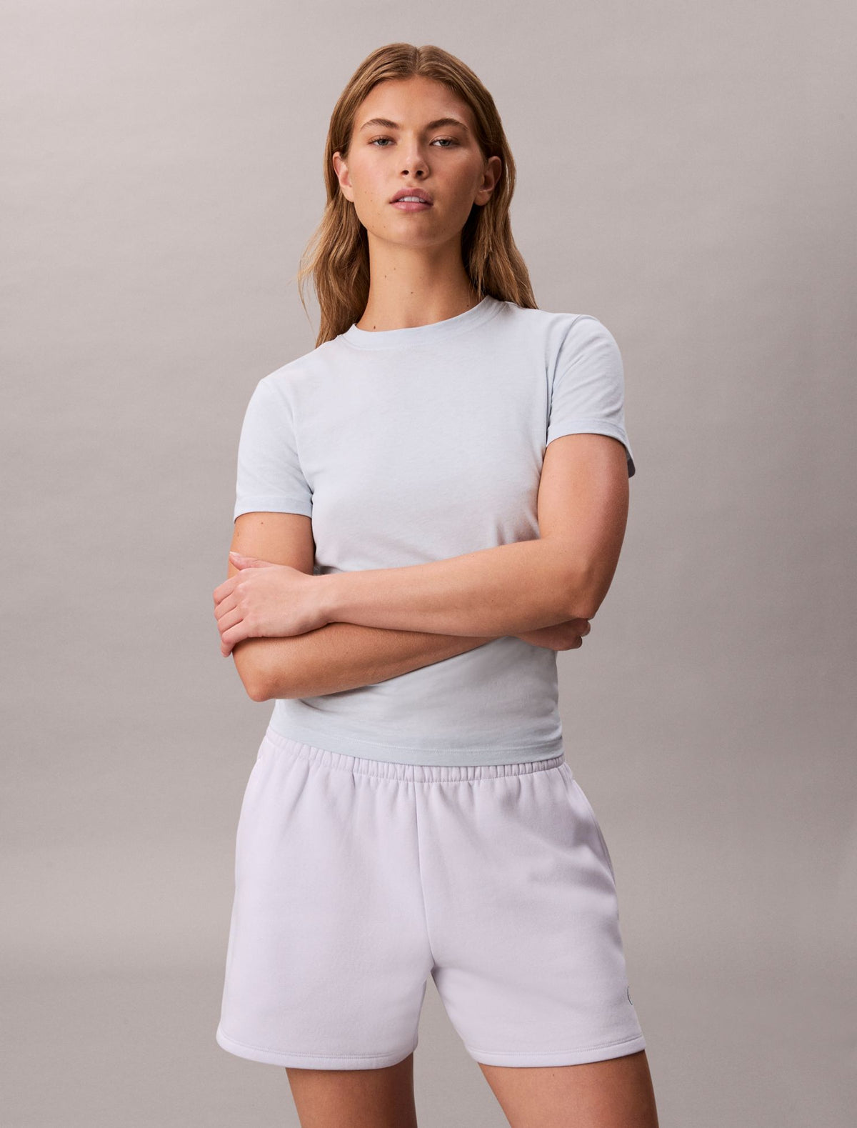 Monologo Fleece Pull-On Shorts - Calvin Klein Women