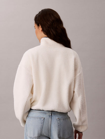 Sherpa 1/4 Zip Sweatshirt - Calvin Klein Women