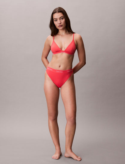 CK Icon Triangle Swim Bralette - Calvin Klein Women