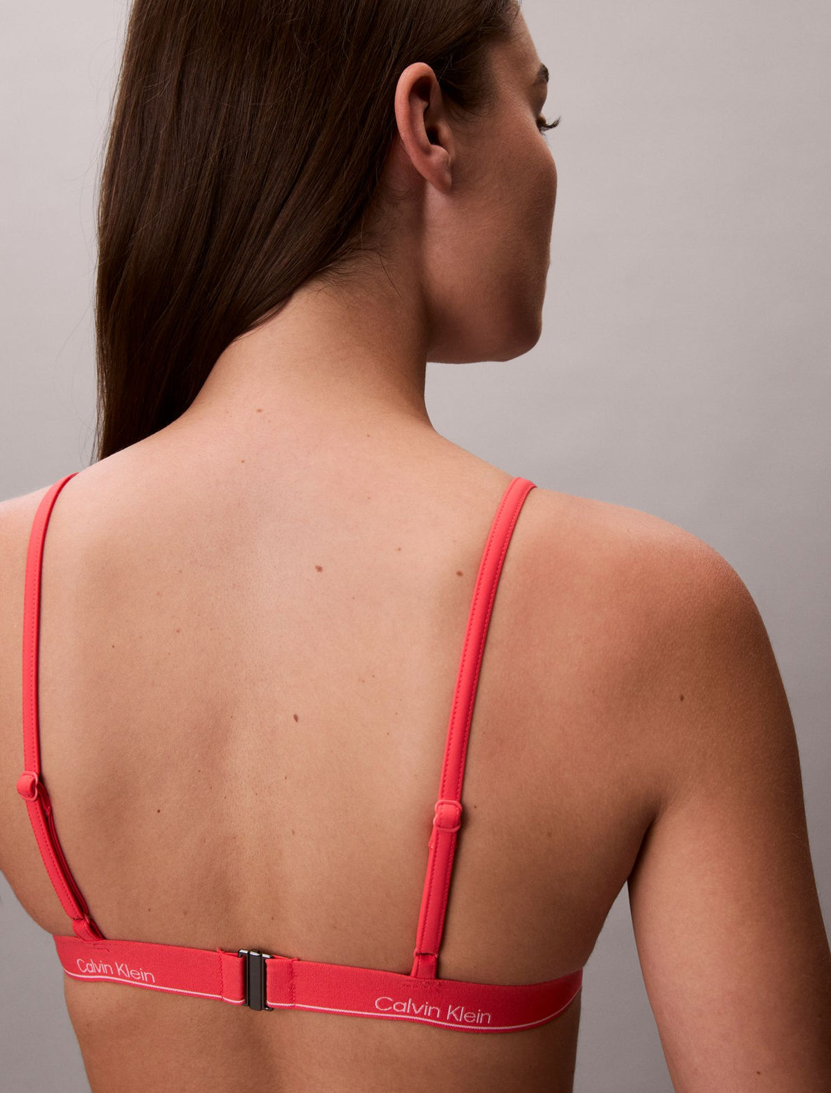 CK Icon Triangle Swim Bralette - Calvin Klein Women