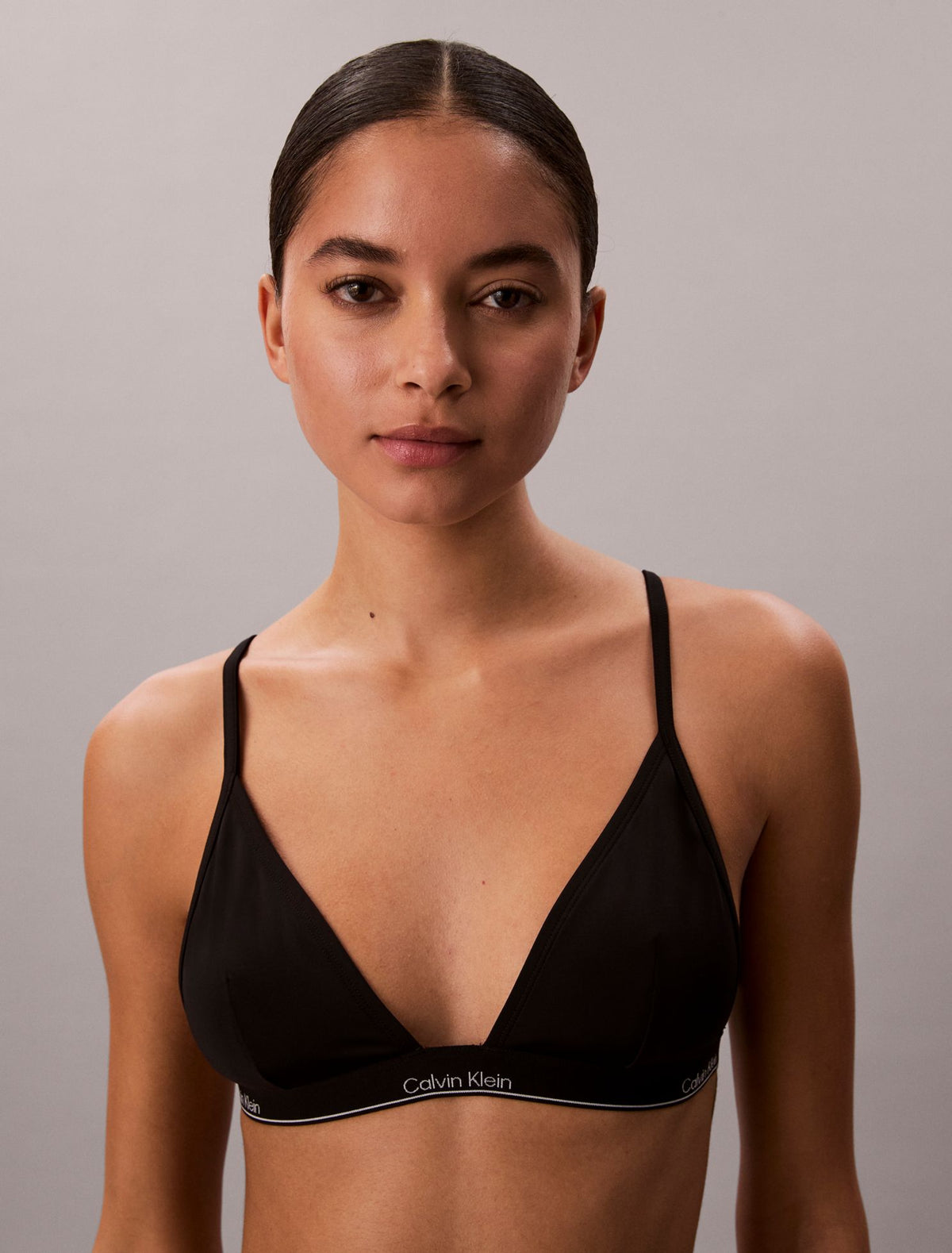 CK Icon Triangle Swim Bralette - Calvin Klein Women