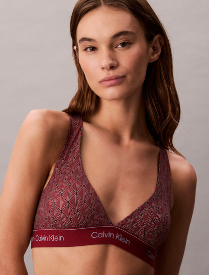 Modern Logo Swim Racerback Triangle Bikini Top - Calvin Klein Women