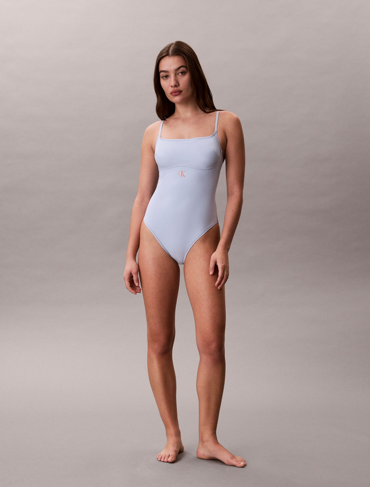 Graphic Monogram Swim One Piece - Calvin Klein Women