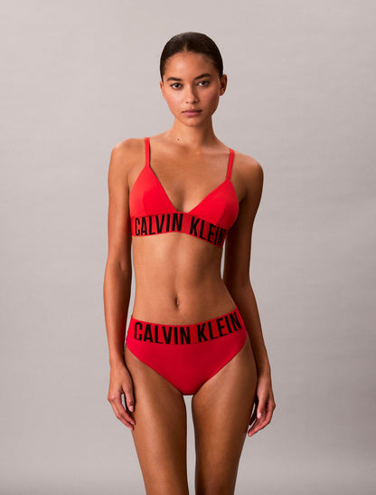 Intense Power Swim Triangle Bikini Top - Calvin Klein Women