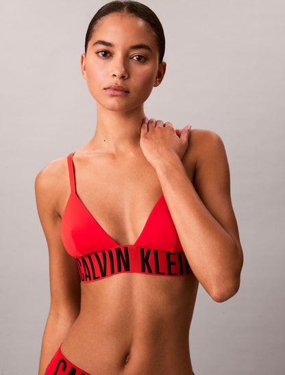 Intense Power Swim Triangle Bikini Top - Calvin Klein Women