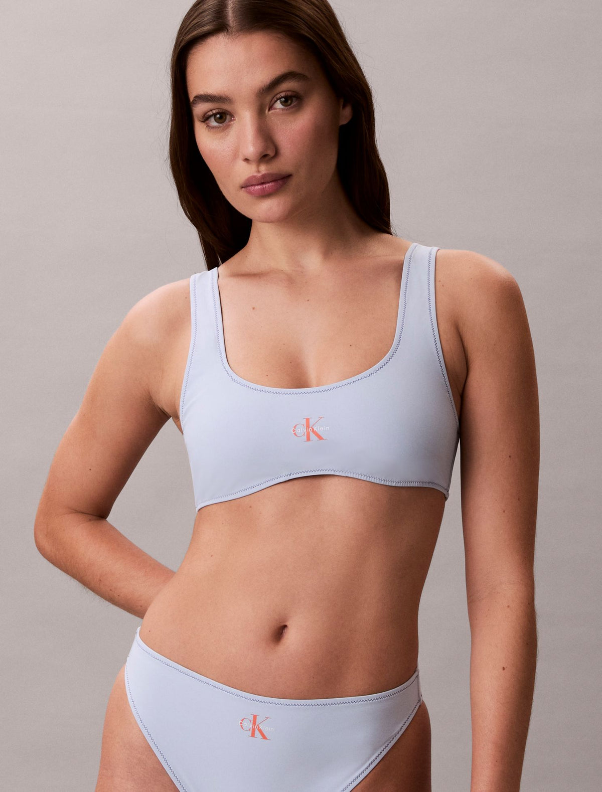 Graphic Monogram Swim Bralette - Calvin Klein Women