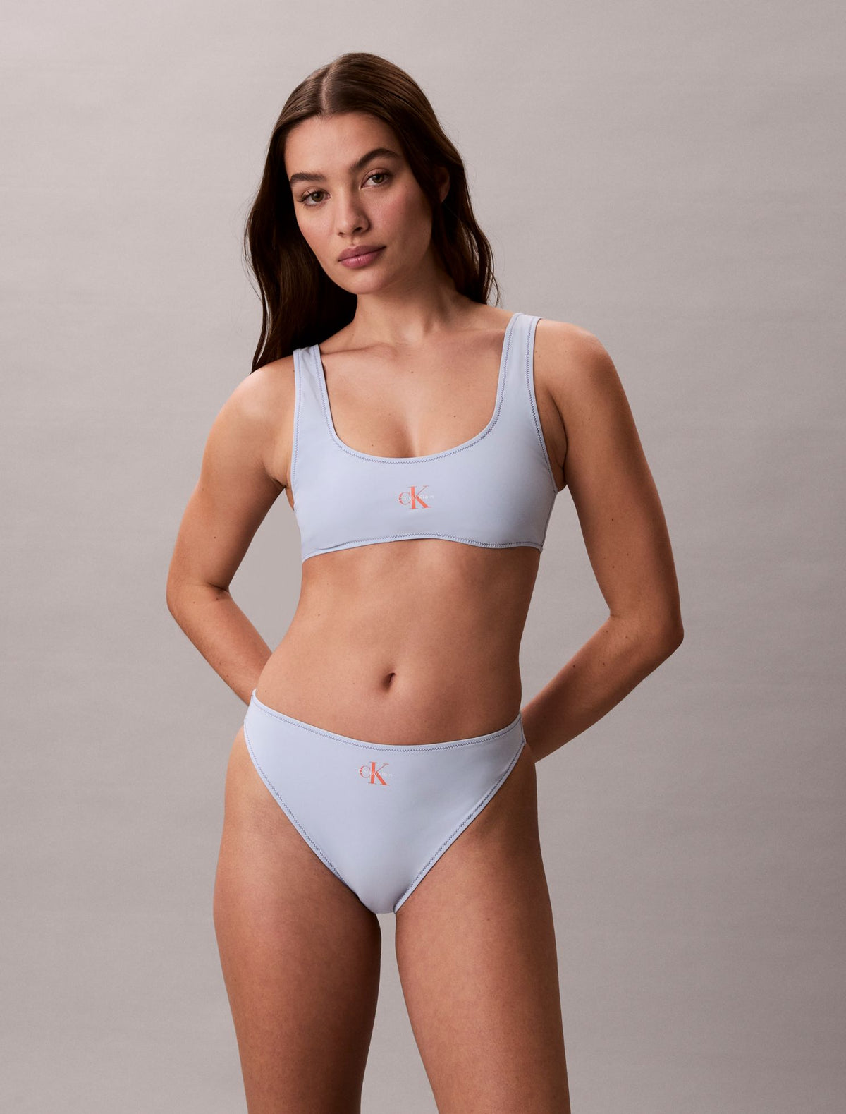 Graphic Monogram Swim Bralette - Calvin Klein Women